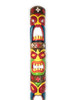 Love, Prosperity, Health, Luck Colorful Quadruple Tiki Mask on stand 60" | #bag15044150B