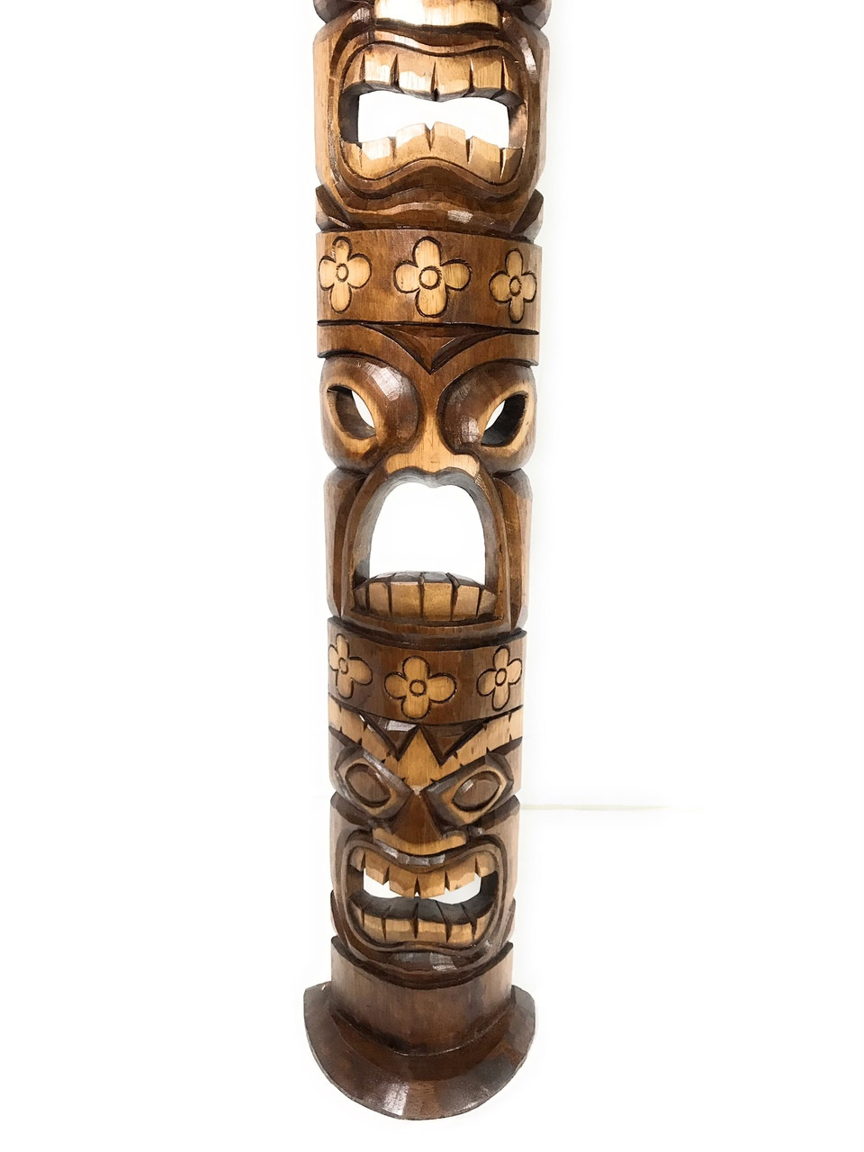 Quadruple Tiki Mask on stand 60