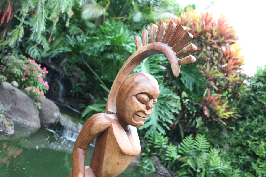 Tiki Goddess Pele - 48 in Muse De L' Homme - Hawaiian Heritage