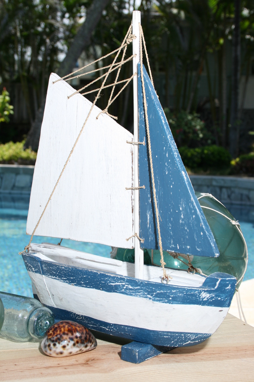 Coastal Sailing Craft 船 船舶 帆船 Decorative Sailboat 16