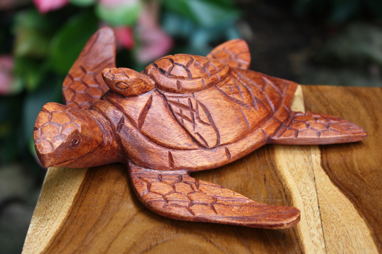 Hand carved hot sale sea turtle