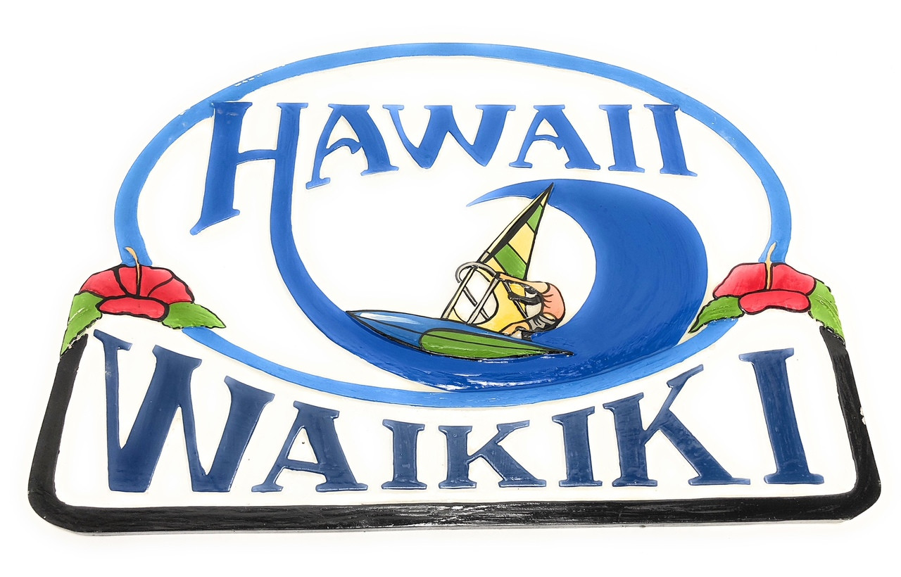 Waikiki, Hawaii Windsurfing Sign 24