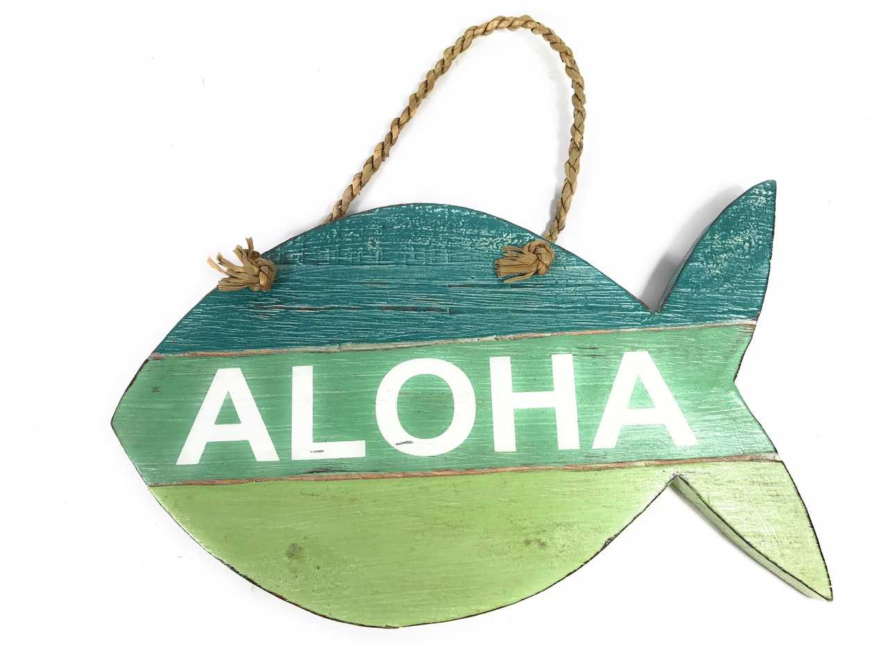 aloha wooden sign