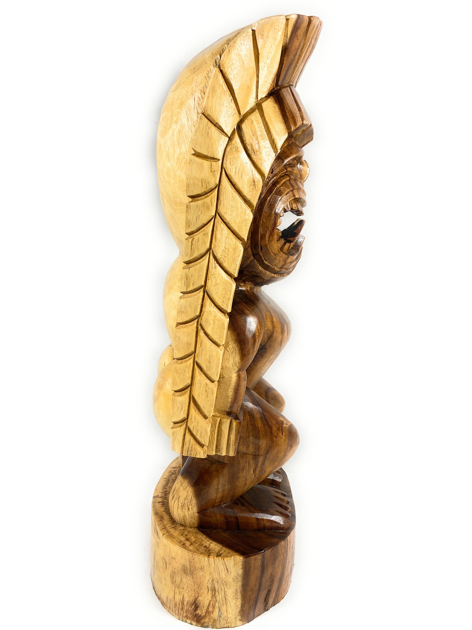 Premium Traditional Kanaloa Tiki 30 inch - Hawaii Museum Replica