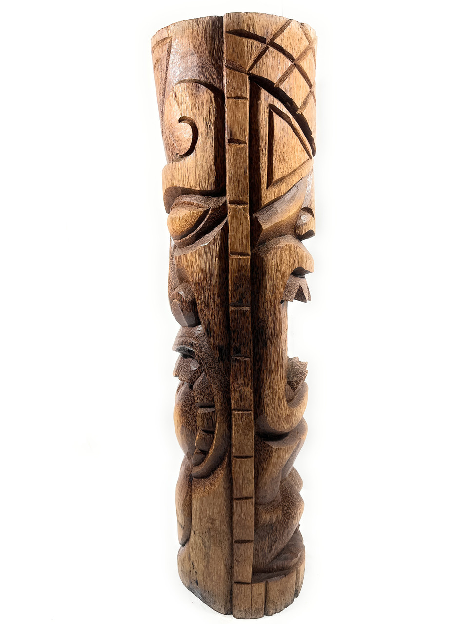 360 Degrees Carving Tiki Statue 40 inch - Totem Pole | #lbj3061100