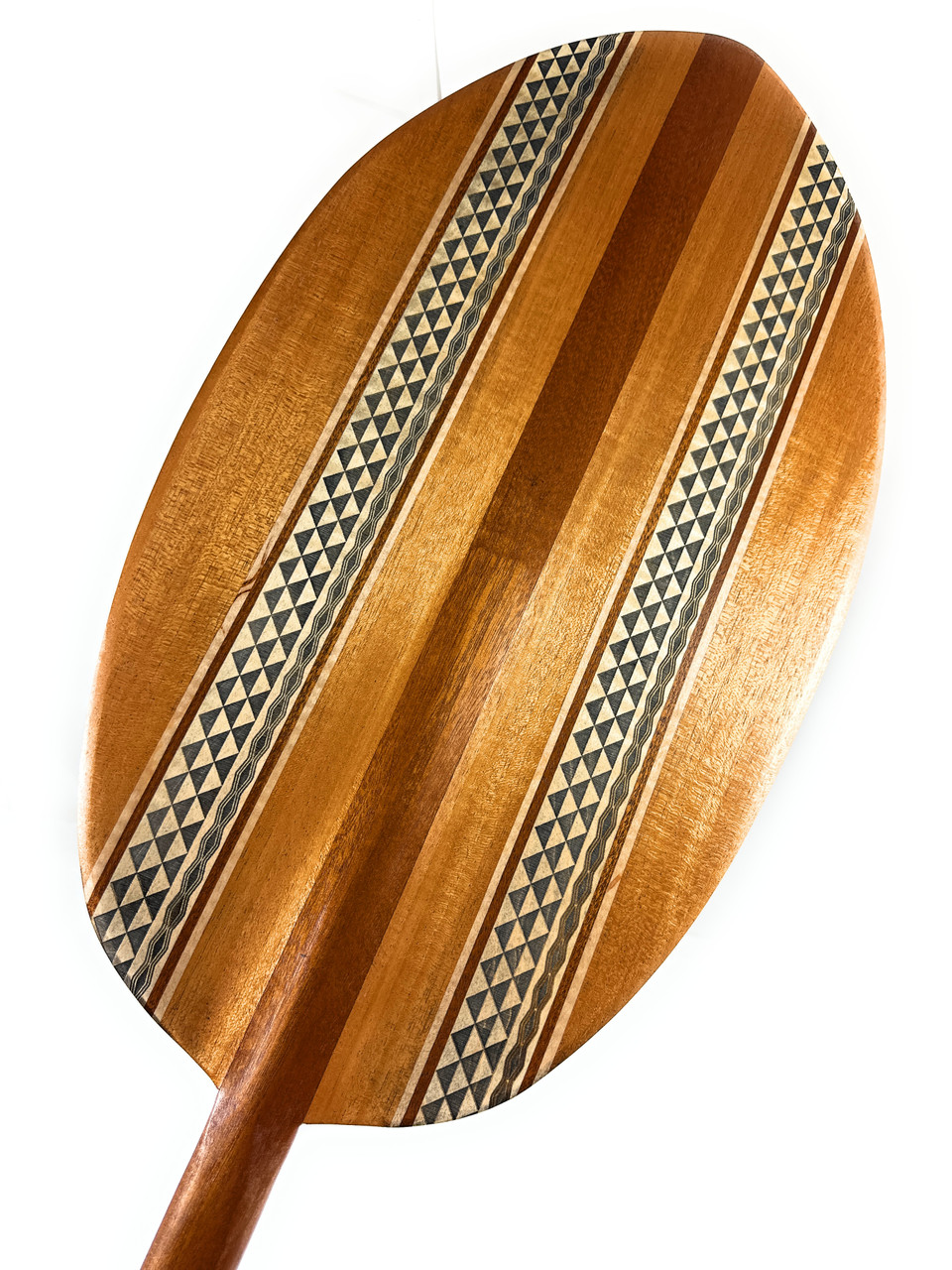 Hokulea Outrigger Koa Canoe Paddle with Inlay 60 inch with Etching
