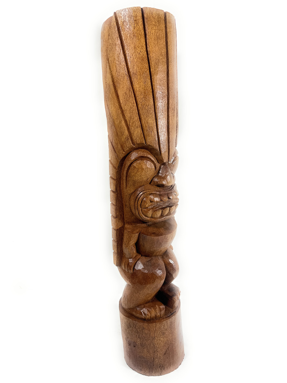 Lanikai Tiki Statue 40 in - Golden Oak Outdoor | #lbj3059100go