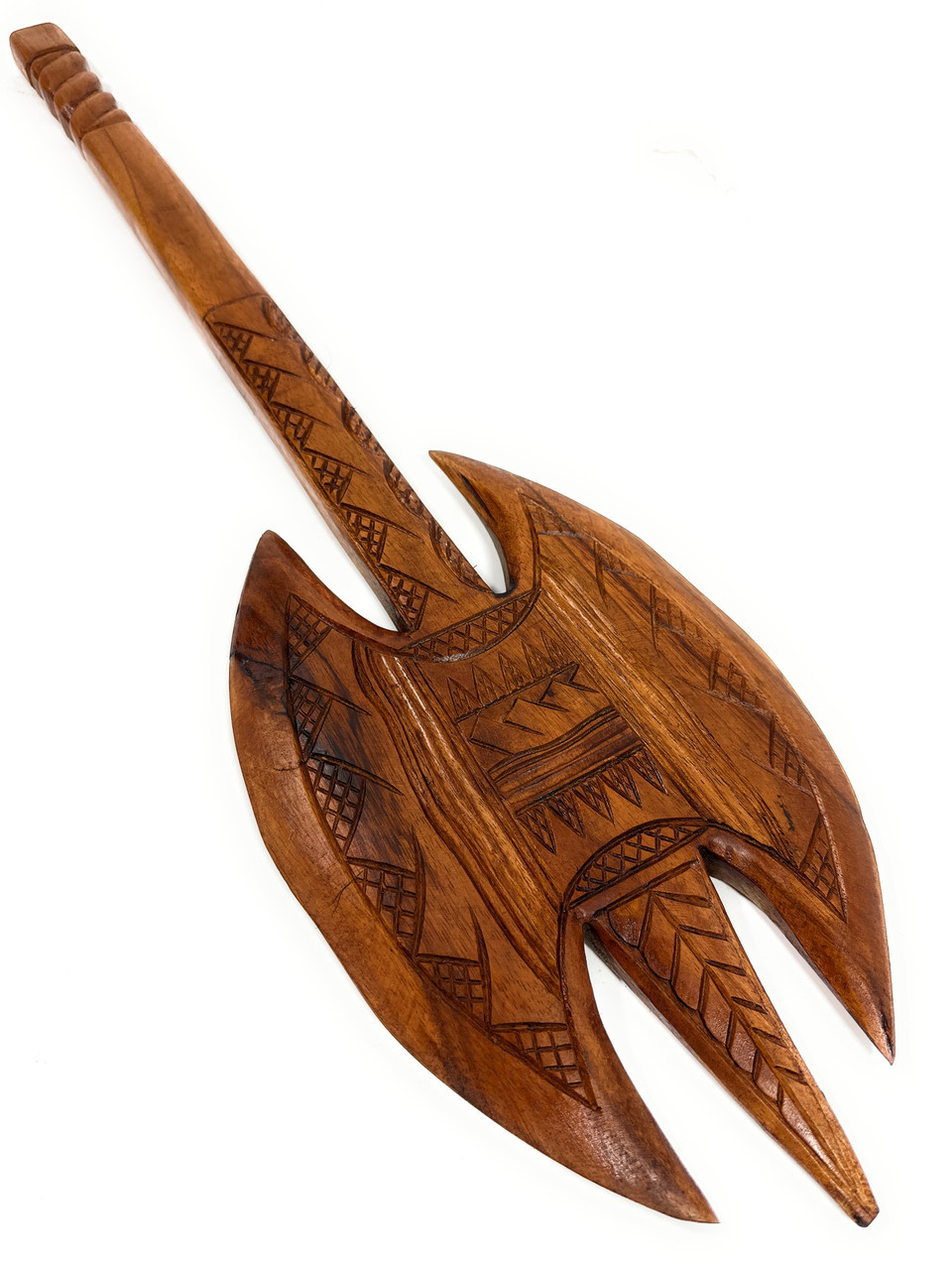 ☆　ポリネシア　フィジー　ハワイ　こん棒　ウォー・クラブ　☆ Fijian Double Sided Club 40 in War Club - Polynesian Art
