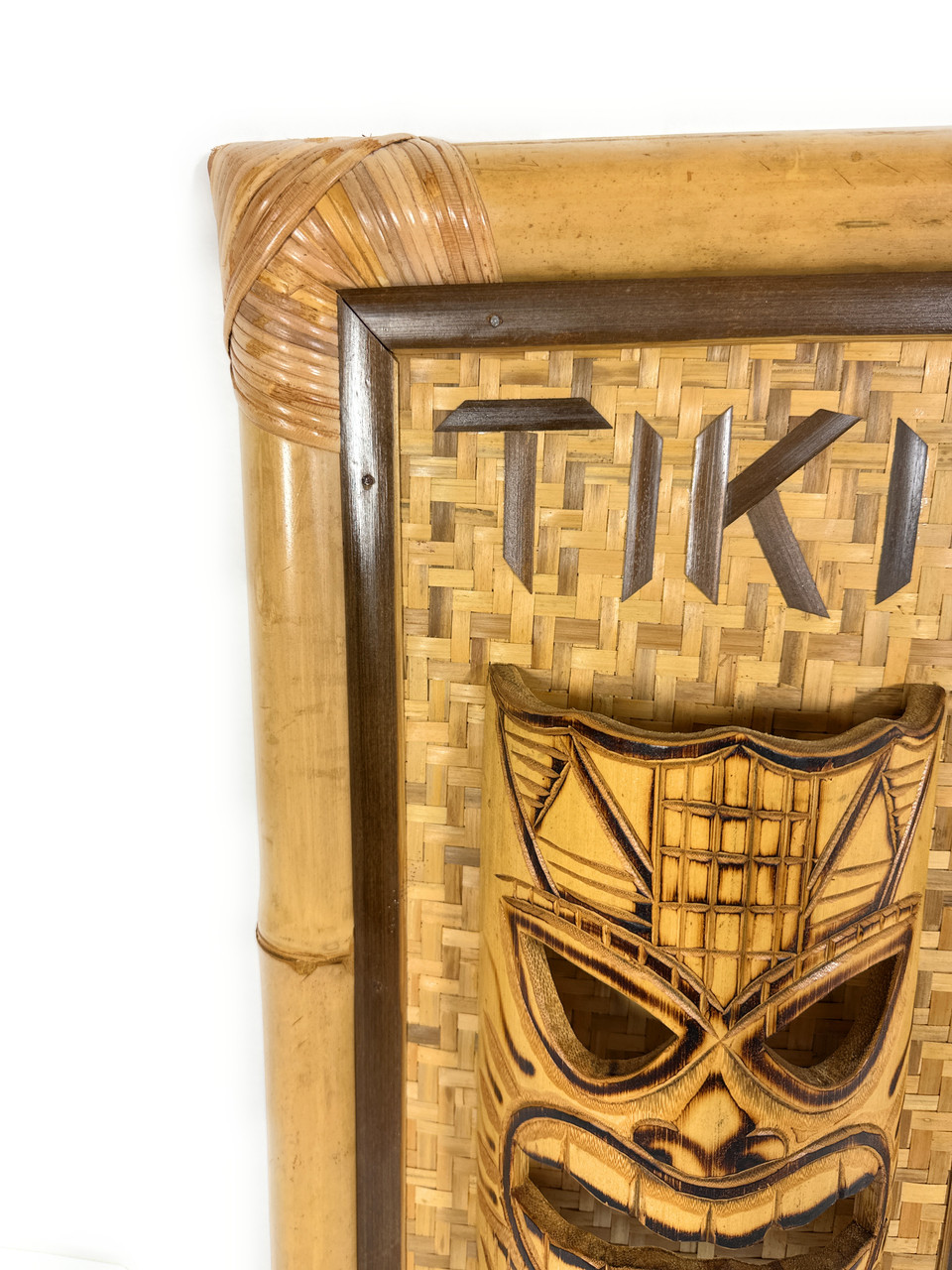 Tiki Hut Bamboo Sign with Tiki Mask 22 in | #bag1501755