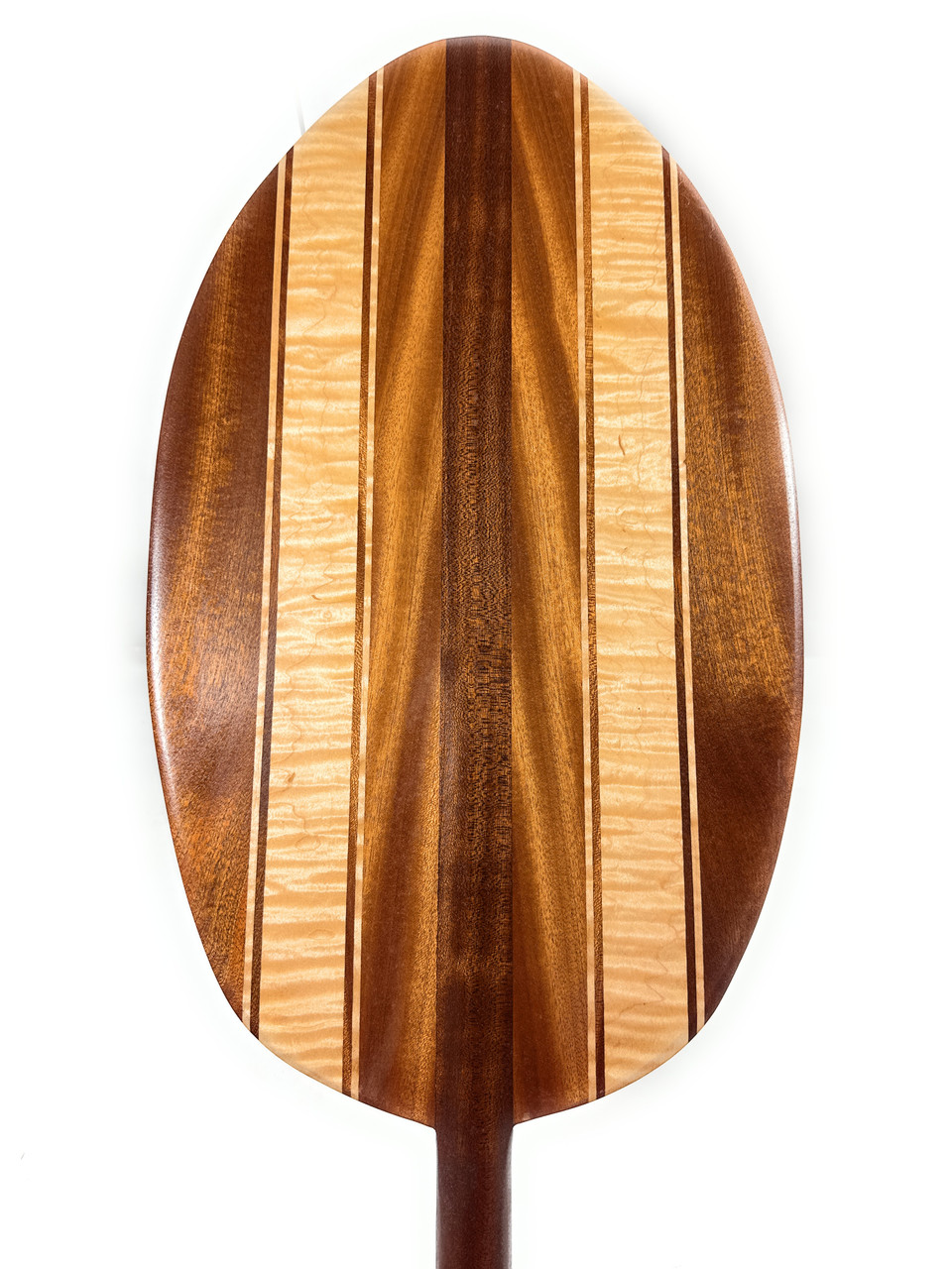 Hokulea Outrigger Koa Canoe Paddle with Inlay 60 inch Steersman