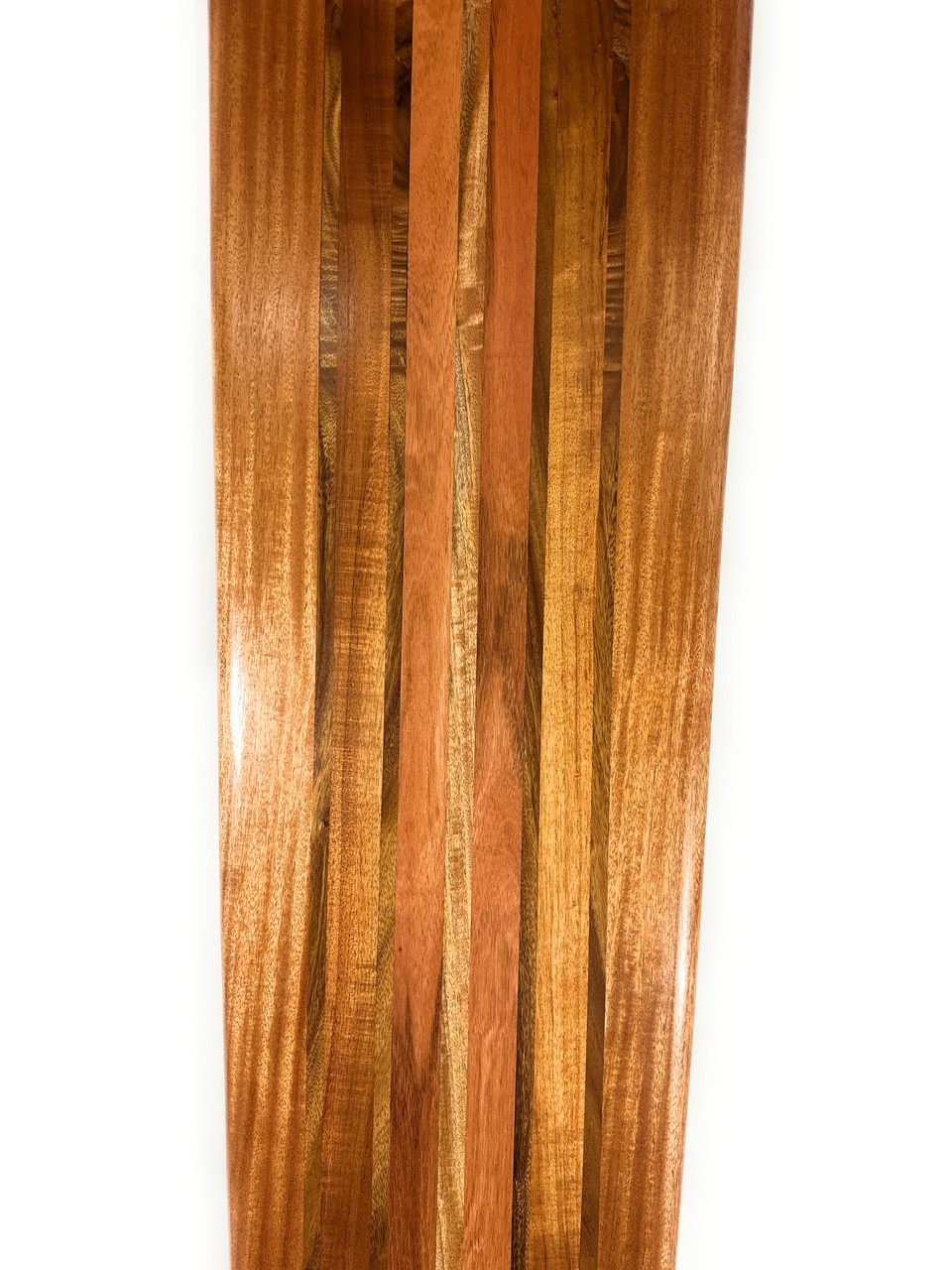 Custom Alaia Koa Surfboard 84 in X 16 in Koa Rainbow Eucalyptus