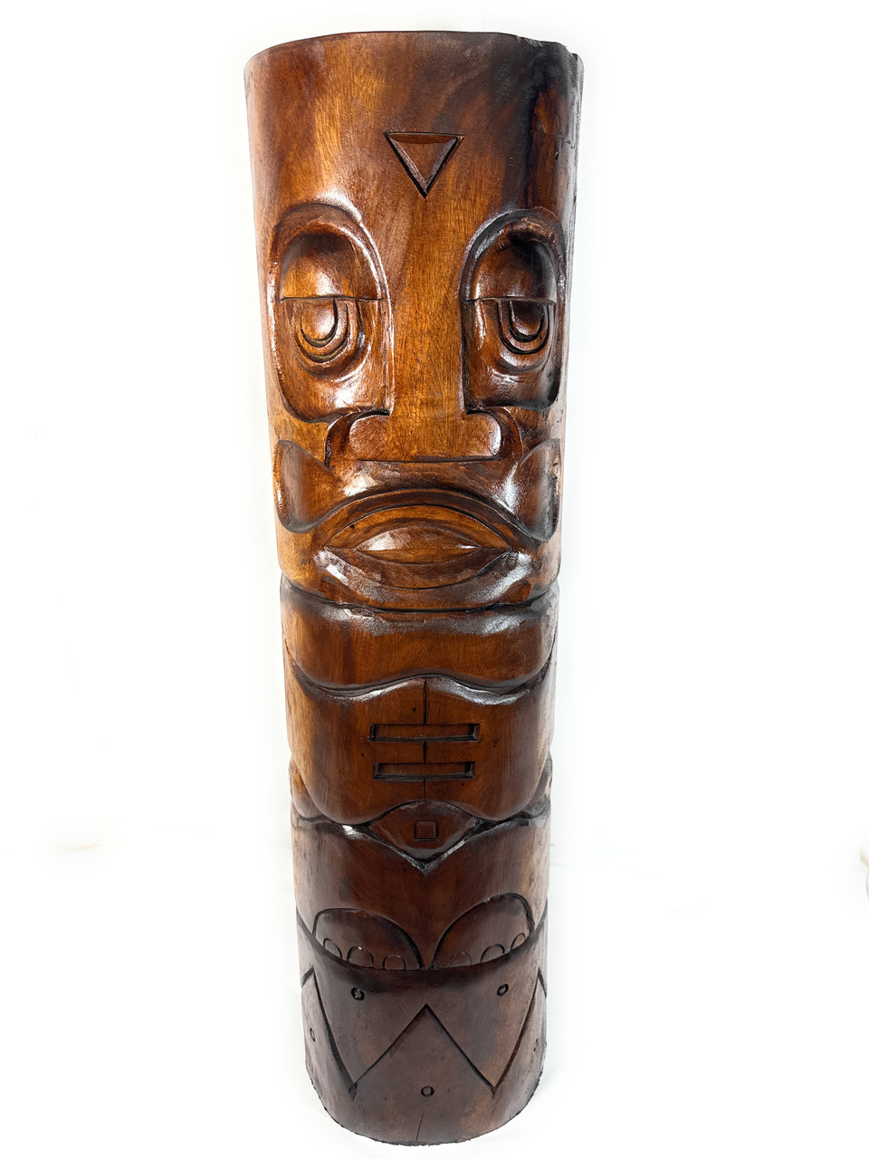 Exquisite Primitive Tiki 49 in X 13 in Trader Vic's Reproduction