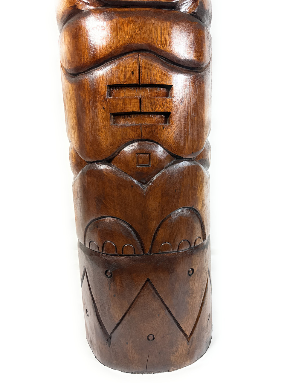 Exquisite Primitive Tiki 49 in X 13 in Trader Vic's Reproduction