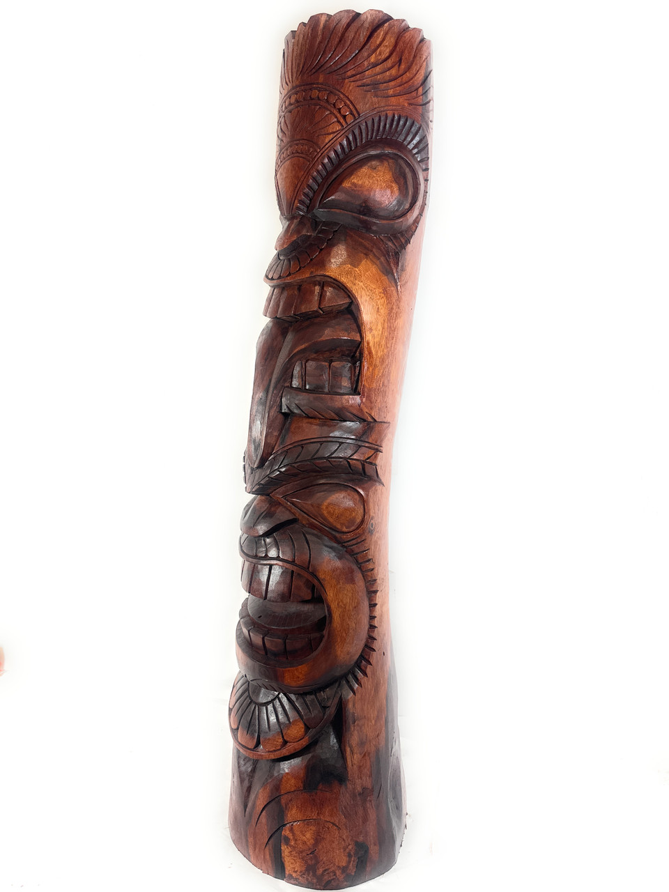 ティキ★ティキ Protection & Love Tiki Totem 64 in X 16 in - Hawaii Museum