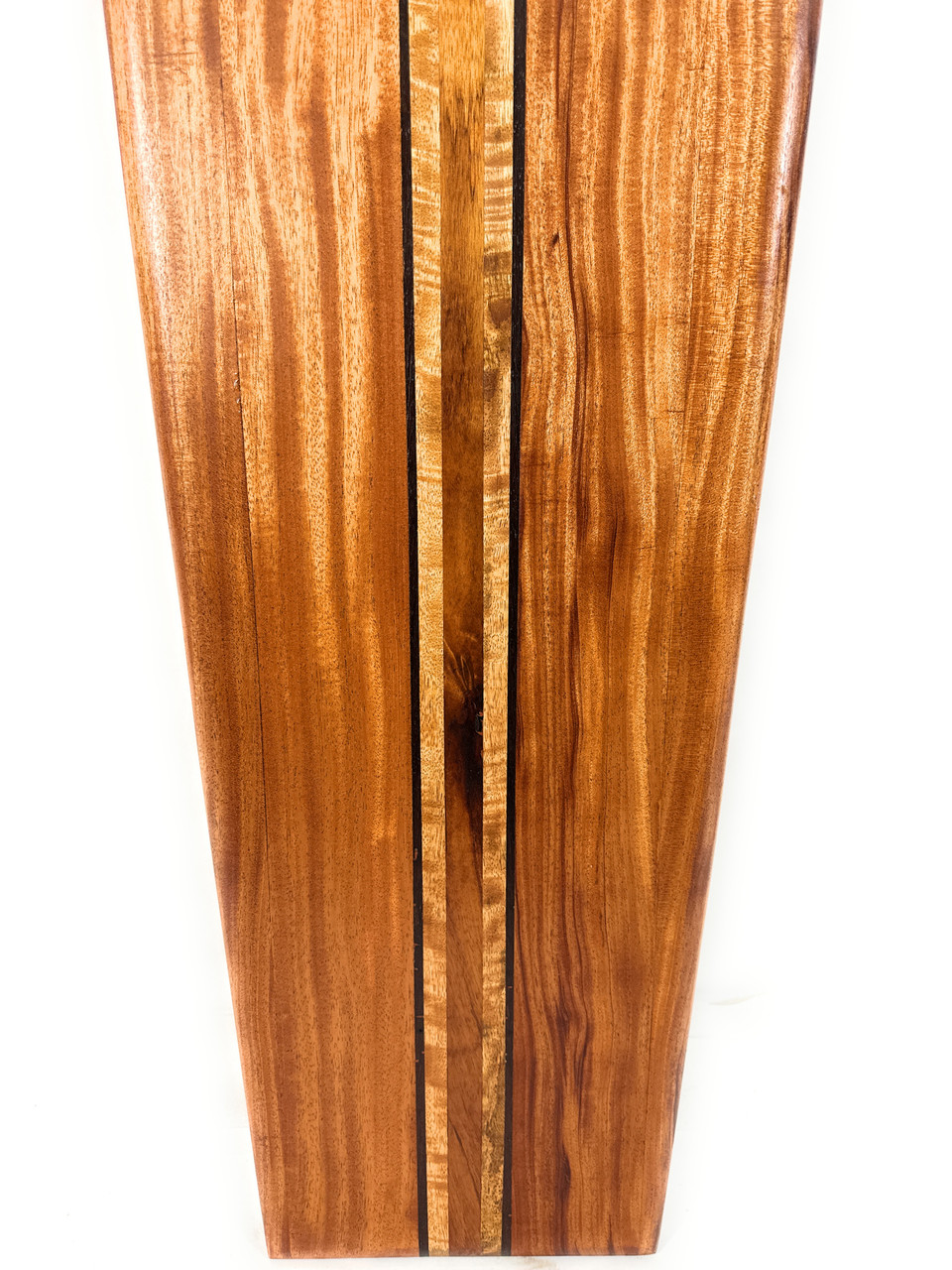 Premium Alaia Koa Surfboard 72 inch X 16 inch with Inlays Hawaiian