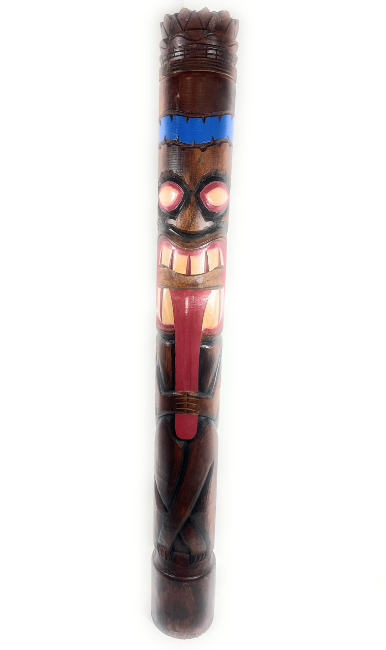 ■星/カガミ/沖縄/オブジェ Big Kahuna Chief Tiki Totem 63 in - Tiki Decor | #dpt5369160