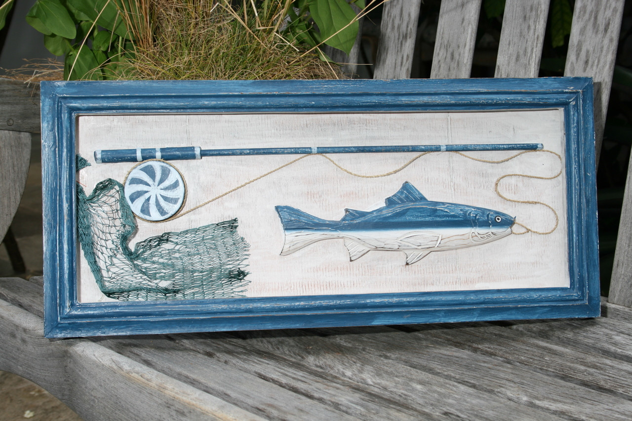 Decorative Fishing Gear Shadow Box 22