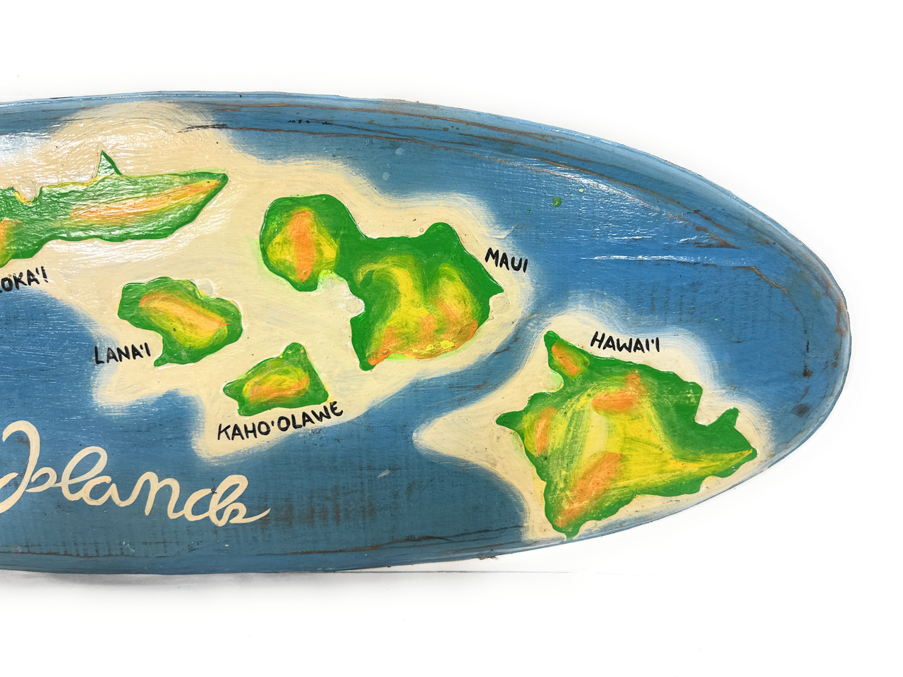 Hawaiian Island Chain Wooden Sign 32 in Hawaii | #dpt527280
