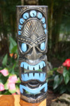 Ocean Blue Tiki Mask 20" - Carved/Painted | #dpt541250