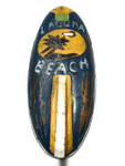 Laguna Beach Surf Sign 14" w/ Fin - Surfing Decor Accents | #bds1208435