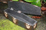 Skeleton Treasure Chest Box 12" - Skull Decor | #kng21039