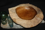 Rustic Teak Wooden Bowl 15"X16"X4" Teak Root | #HWA209