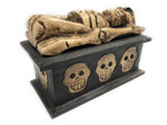 Treasure Chest Box 8" X 5" - Keepsake Cross Bones Accessories | #kng21064