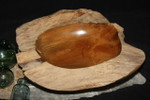 Rustic Teak Wooden Bowl 15"X16"X4" Teak Root | #HWA216