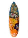 Surfboard w/ VW Bug 70's Style 20" - Surf Hawaii - Trophy | #lea05l50