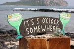 It's 5 O'Clock Somewhere Tiki Bar Sign | #ksa9036a