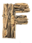 F Driftwood Letter 10" Home Decor - Rustic Accents | #lis31001f