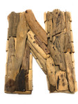 N Driftwood Letter 10" Home Decor - Rustic Accents | #lis31001n