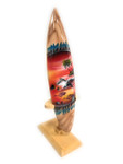 Surfboard w/ Stand Sunset Design 8" - Trophy | #lea02g20