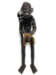 Head Hunter Primitive Warrior w/ Skull 40" - Tribal Art | #lge24003100