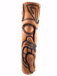 Maori Outdoor Tiki Totem 40" - Burnt Finish | #lbj3026100c
