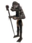 Head Hunter Primitive Warrior w/ Skull 32" - Tribal Art | #lge2400380