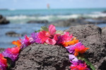 Lei Bougainvillea / Luau Flower 18" - Hawaiian Silk Leis