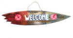 Welcome Shark Bite Surf Sign - 40" - Beach Decor | #snd25025100