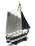 Decorative Sailboat 16" - Rustic Yellow Coastal Accent | #ort1701838b