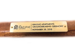 Hawaiian Koa Ground Breaking Stick - 70 in O'o Stick | #koastick2