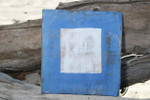 P Nautical Alphabet Wooden Plaque 7" X 7" - Coastal Decor | #skn16017p
