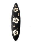 Surfboard w/ Hibiscus Flowers 16" - Trophy | #sur13g40