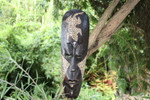 Gecko Tribal Mask 20" - Primitive Wall Decor | #nmk220450