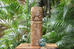 Kailua Tiki Totem 12" Natural - Tropical Decor | #yda1100930