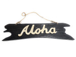 Aloha Sign on Driftwood 20" - Wooden Greeting Sign | #snd2500150