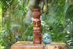 Pineapple Tiki Totem 8" Stained - Hospitality | #yda1101220b
