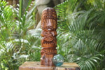 Love Tiki Totem 12 in Stained - Hand Carved | #yda1101330b