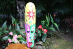 Colorful Tiki Mask 20" Zen - Primitive Art | #wib370650j