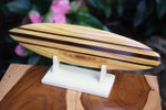 Classic Surfboard Natural w/ Horizontal Stand 12" - Trophy | #wai350230n