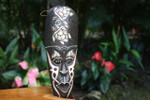 Tribal Mask 12" w/ Turtles - Primitive Art Tiki | #wib370530b